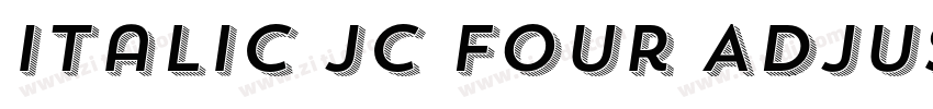 Italic JC Four Adjus字体转换